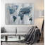 « texture monde map », impression sur toile-32483993