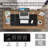 Koni Height Adjustable Gaming Standing Desk with Built in Outlets-1773961891