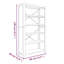 Robelmont 140cm H Solid Wood Standard Bookcase
