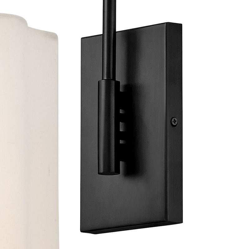 Gwen 1 - Light Armed Sconce, Black