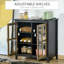 Buffet de cuisine avec portes en verre-75041346