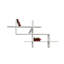 3 Tiers Wall Mounted Modern Bookcase Display Unit-32302048