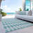 Fayme Washable Geometric Indoor / Outdoor Rug-342194108