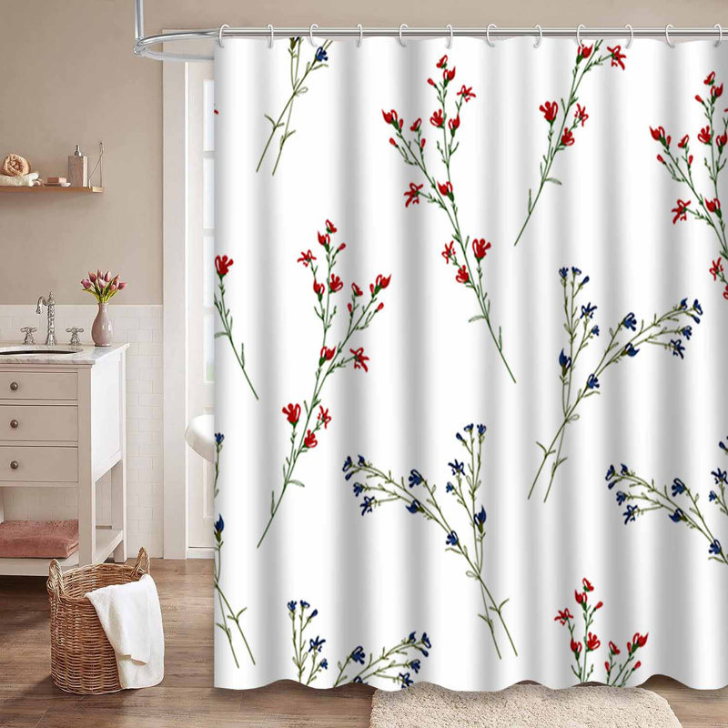 Rideau de douche Floral Blossom, L 72 po x l 84 po