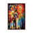 Classic Brown Wood Framed Canvas