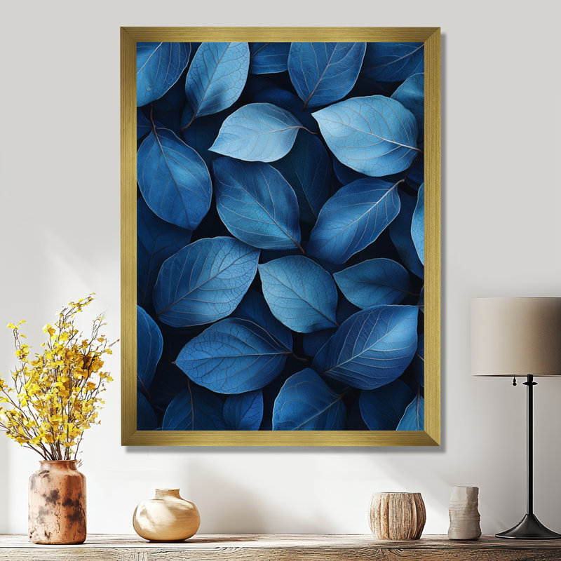 Durham - Floral Canvas Prints, H 44 po x l 34 po, Reproduction encadrée d'une seule photo, Doré