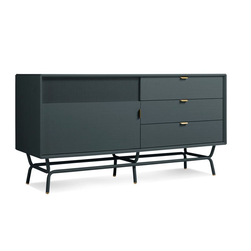 Dang Media Console, Navy Green