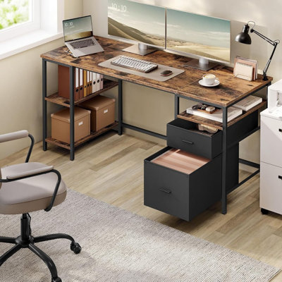 MDF Steel Computer Desk