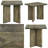 22" Solid Mango Wood End Table – Rustic Square Design