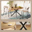 Dining Table with Steel Base