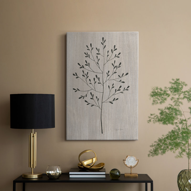 Feuilles et bois II - galerie Cavas sur mesure, H 12 po x l 8 po