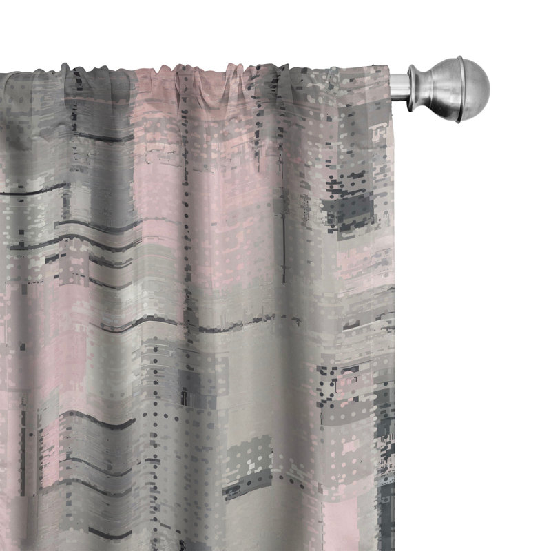 Algird Semi Sheer Curtain Pair