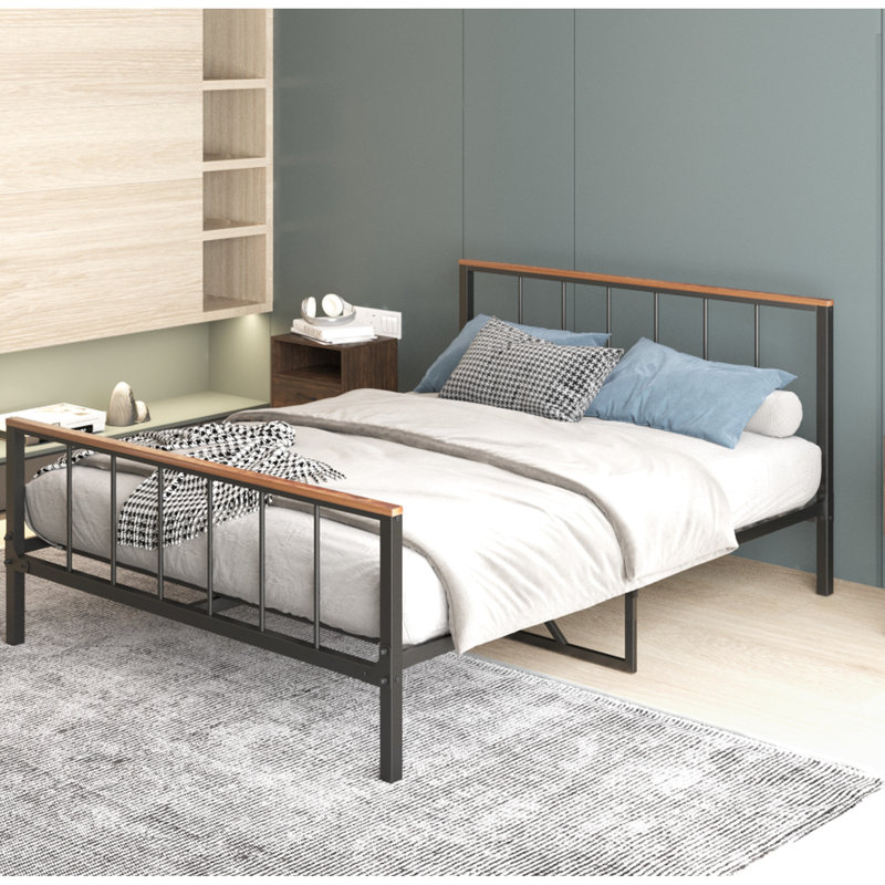 Esmael Bed with Headboard and Footboard, Full/Double