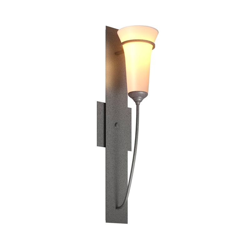 Banded Wall Torch Sconce, Natural Iron