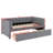 Shanav Twin Size Upholstered Daybed with Ergonomic Design Backrest and 2 Drawers-1402483066
