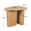 Table d'appoint de table fuselée (bois naturel)