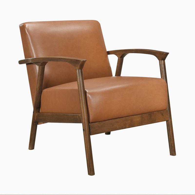 Fauteuil d'appoint Cranbury 27,5 po Mid-Century Modern