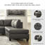 Lucita 2-Piece Sectional With Chaise