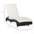 Outsunny Outdoor Pe Rattan Chaise Lounge With 5-Level Adjustable Backrest, Wheels, And Cushioned Comfort For Poolside Relaxation-114319212-114319210
