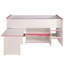 Lit mezzanine simple avec matelas Parisot-2121412252