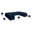 Canapé modulaire réversible en velours Cozy-988167174