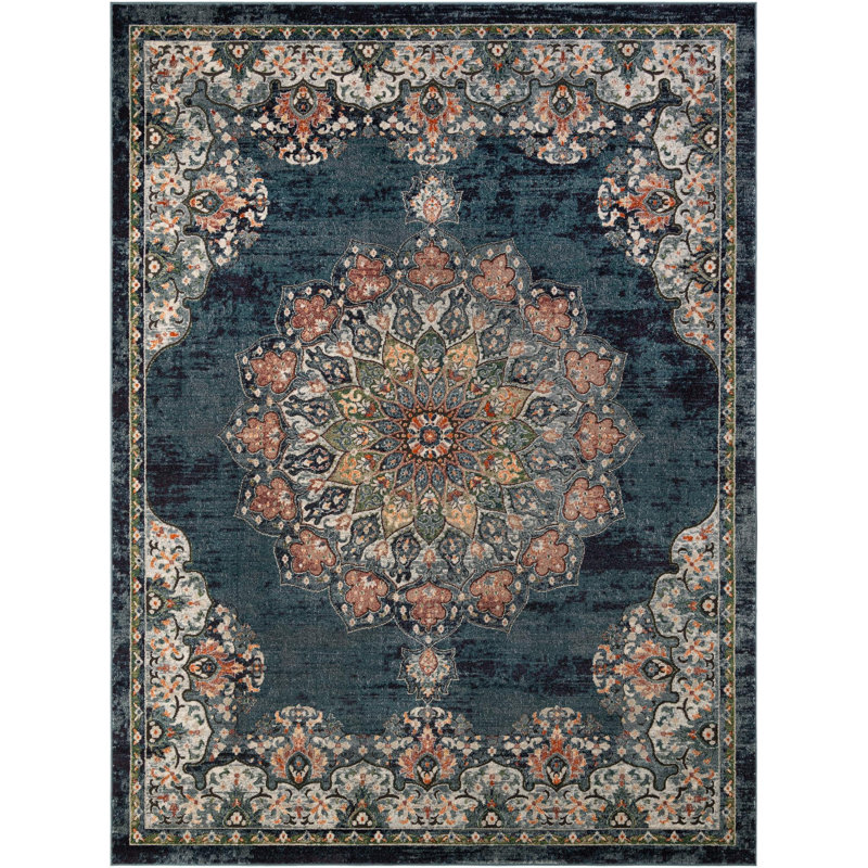 Tasharra Rug, Blue, Rectangle 9' x 12'
