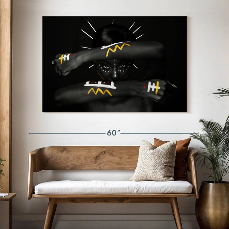 Senne Tribal Body Art, 34" H x 51" W