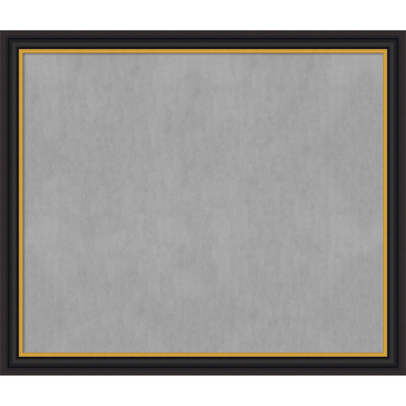 Tableau magnétique encadré brun noir Sierra - Tableau magnétique, tableau d'organisation, H 46 po x l 54 po