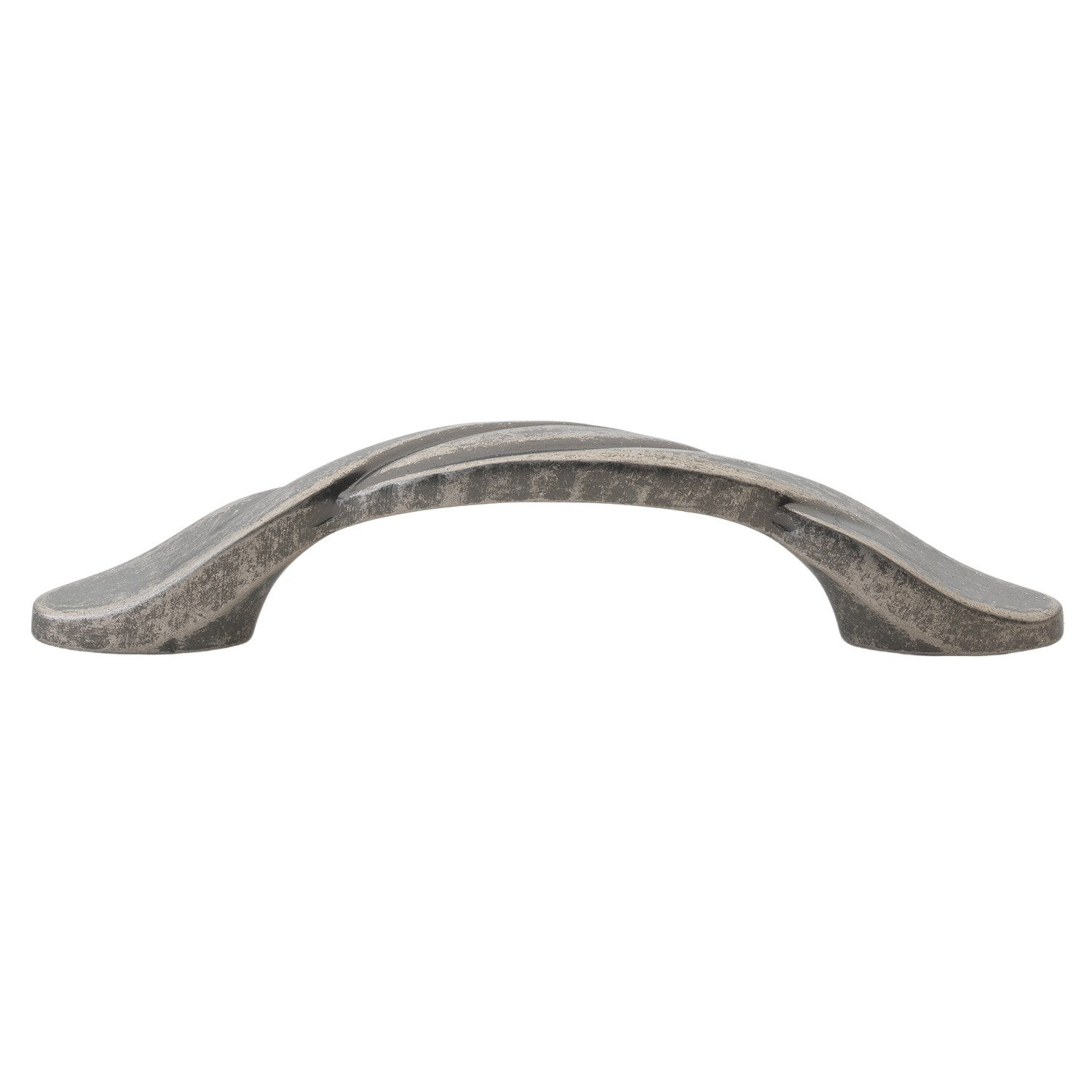 Classic Twisted Arch Cabinet Pull, Weathered Nickel