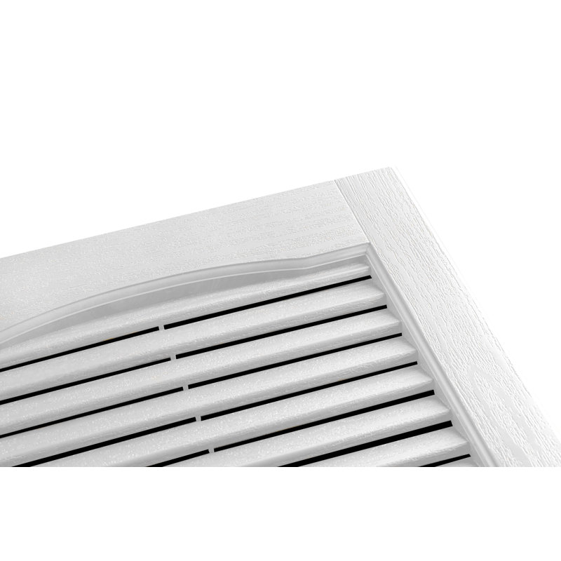Volet cathédrale à persiennes standard, Blanc, 55 po, 12 po
