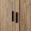 Armoire de rangement avec deux portes pour salle de bain, bureau, tablette réglable, panneau de fibres à densité moyenne-742480244
