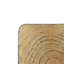 Table d'appoint au design torsadé, texture semblable au bois, couleur naturelle, intempéries, idéale pour la détente intérieure et extérieure, 11,78 po x 11,78 po x 17 po, table sans forme d'assemblage, teinte, balcon de bureau polyvalent,-2017441237