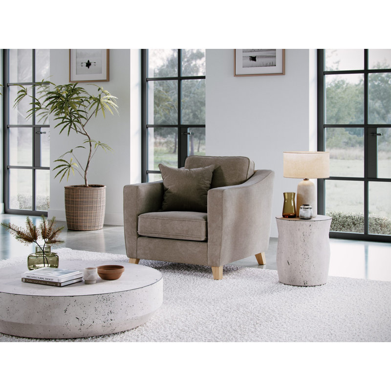 Stoystown Armchair City Fossil, Brown