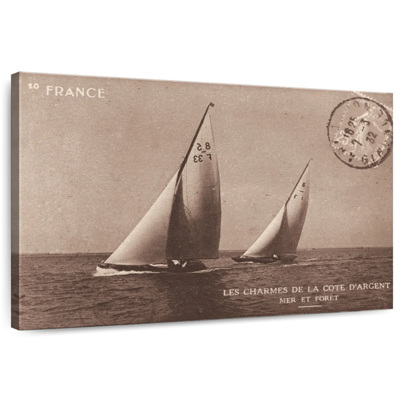 Aletra, voile rétro et sépia, H 34 po x l 51 po