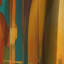 Couleurs et formes abstraites - Rideau cubisme abstrait - Rideau abstrait occultant - 1 panneau-171644137
