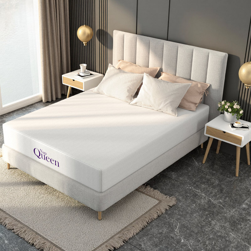 LUMERIS 8 Inch Twin XL Mattress, Charcoal-Infused Memory Foam, Medium Firm Support - Cool Comfort for Bunk Beds & Small Spaces
