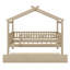 Lit maison avec lit gigogne-996531225