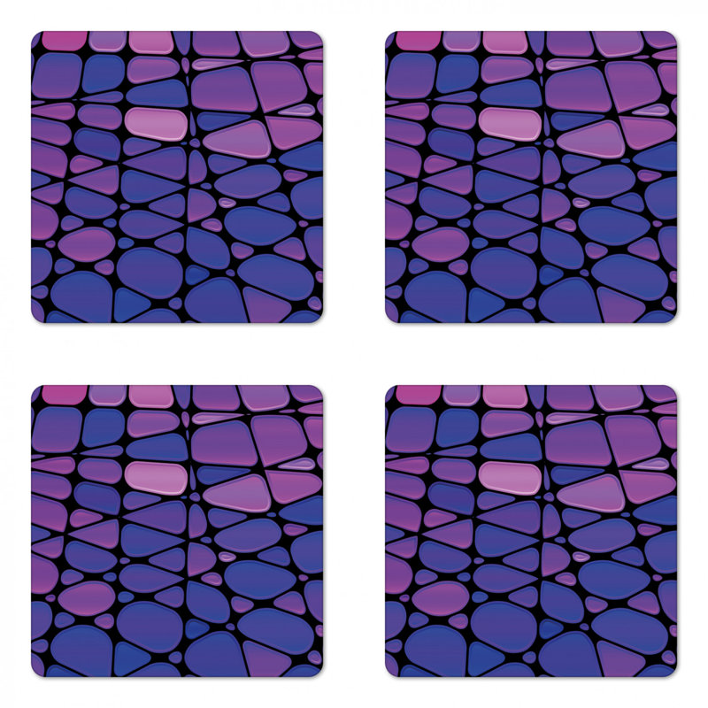 Square 4 Piece Coaster Set