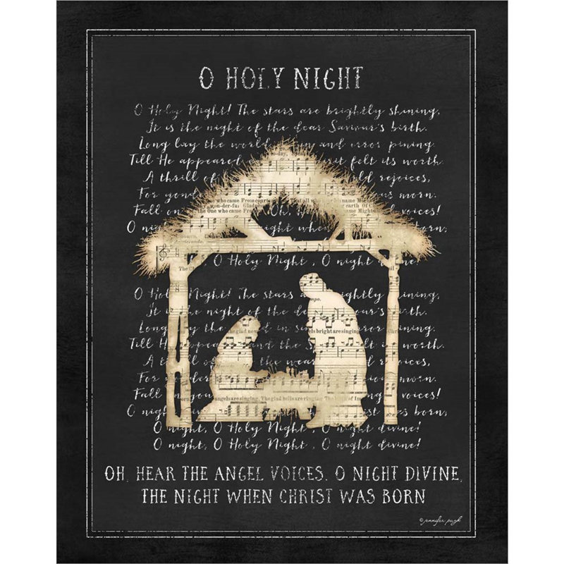 «O Sainte nuit I» par Jennifer Pugh, art mural sur toile