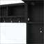 Portemanteau amovible 4 en 1 avec rangement et 7 crochets, portemanteau multifonctionnel avec tiroirs et armoire de rangement, banc à chaussures pour le vestibule-1799460775