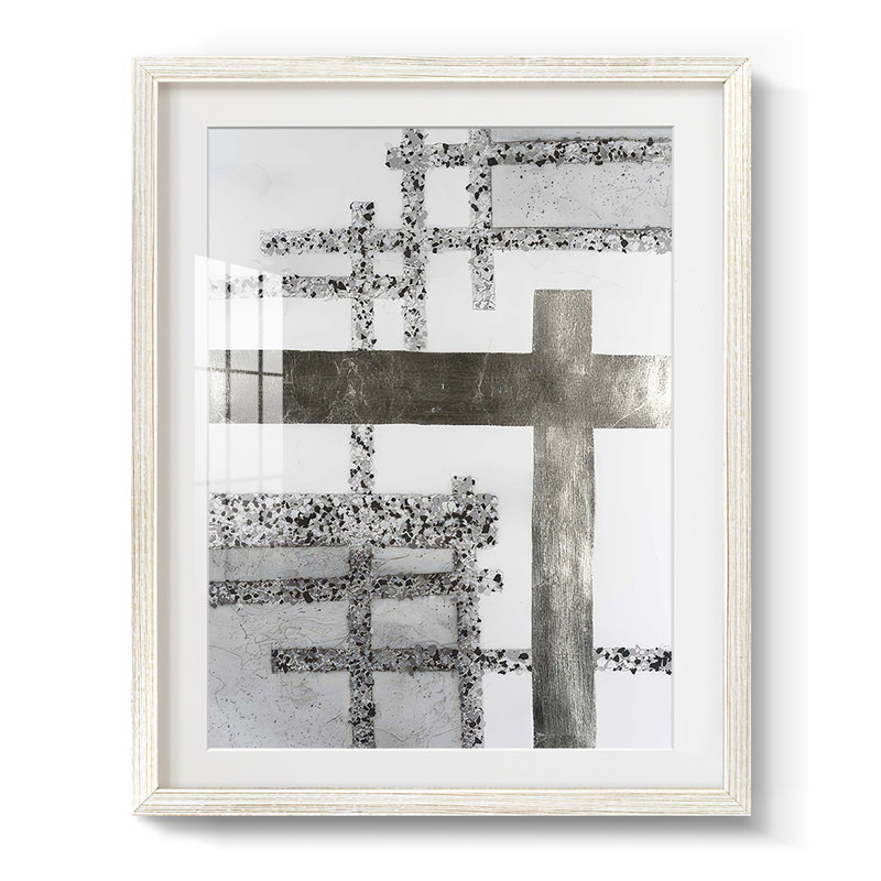 Terrazzo Grid  I -Framed Print