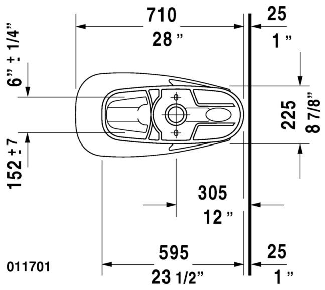 D-Code 1.28 GPF Toilet Bowl