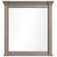 Noyer foncé Arturo X P 39 po H Miroir rectangulaire transitionnel avec cadre en bois