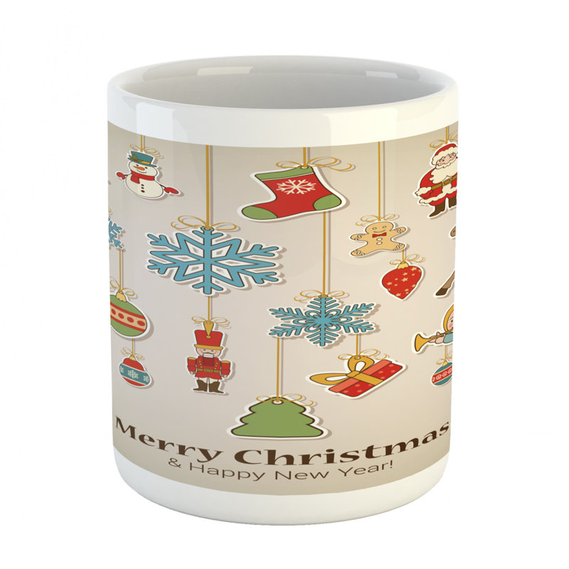 Grande tasse à café winter xmas