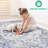 5x7 Area Rug In Blue/grey/ - Non-shedding, Stain-, Great For Bedroom & Home Office Non-shedding Stain , Suitable Living Room-1758430624