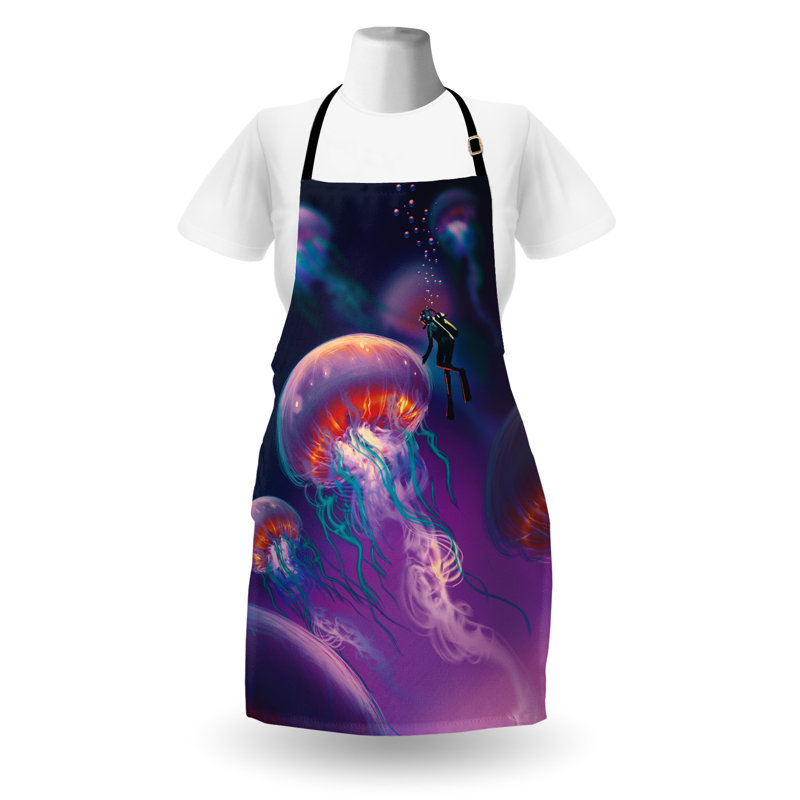 No Pattern Bib Apron
