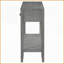 U_STYLE Table basse de 62,2 po à 3 tiroirs Tablette ouverte - Facile à nettoyer, peu encombrante pour le salon-300030140
