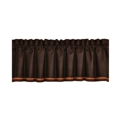 Cantonnière rayée sur mesure l 88 po Sundance