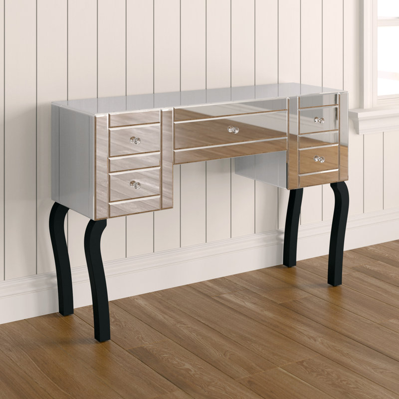 Mikel Dressing Table, Clear