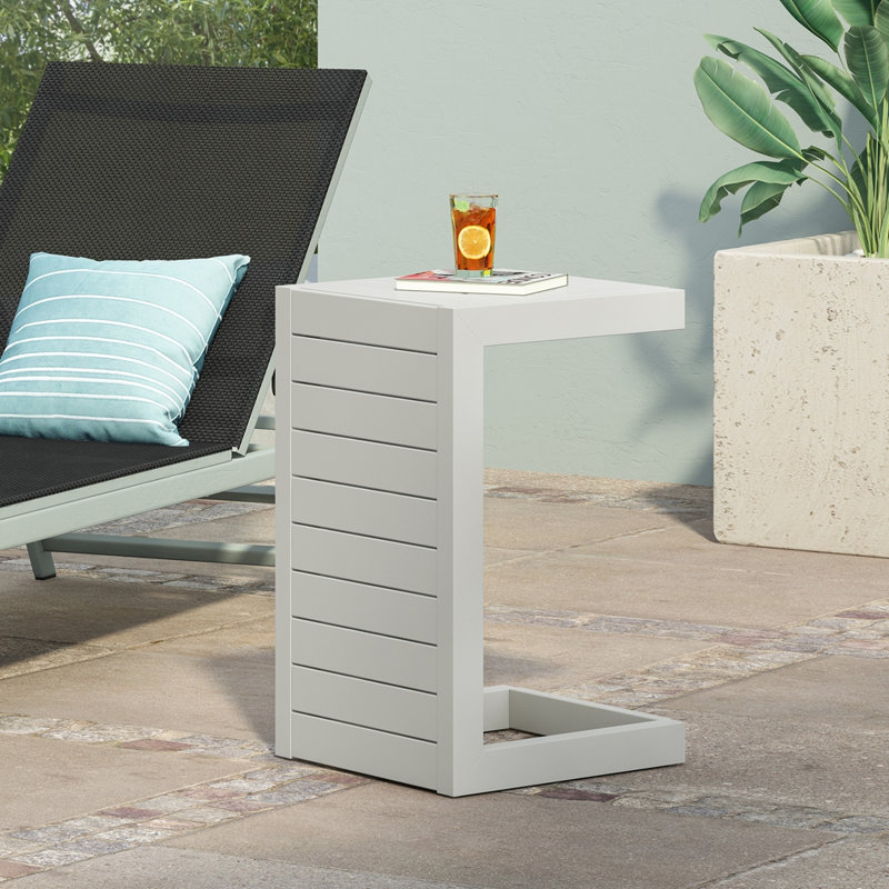 TABLE EN C BLANC, Blanc